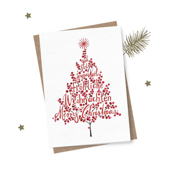 Klassische Weihnachtskarten