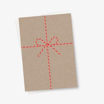 Neue Weihnachtskarte Geschenkkarton